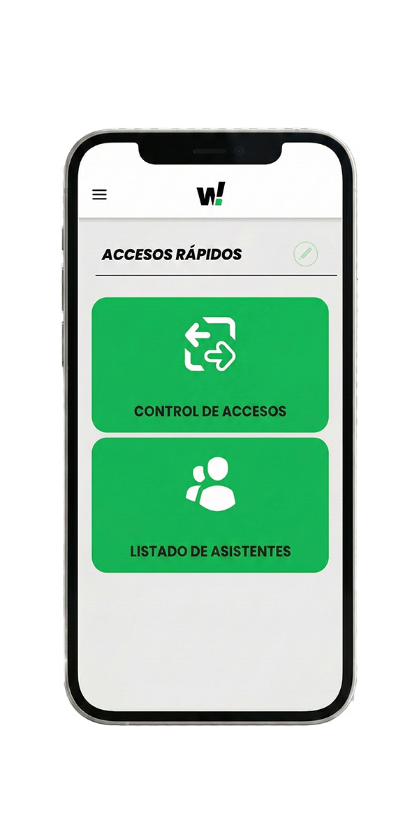 App de control de accesos para eventos